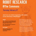 Robot Research @The Commons on Thursday, February 27
