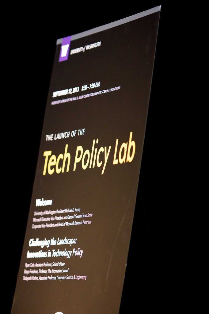 The Launch of the Tech Policy Lab
