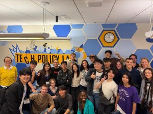Visiting high school students